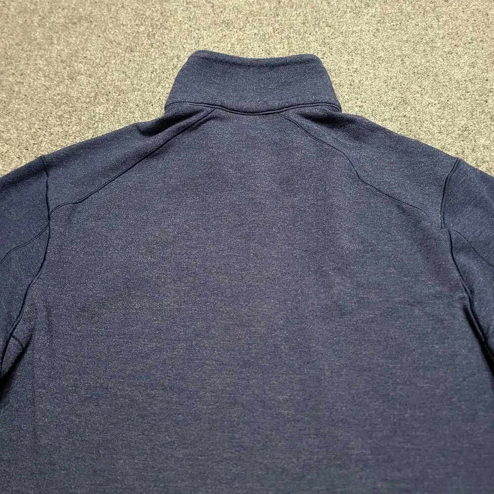 Nike San Diego Chargers Pullover Mens Small Blue Dri Fit On Field Quarter Zip